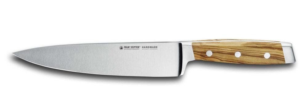 Felix-Solingen-First-Class-Wood-Kochmesser-Kchenmesser-Messer-Fingerschutz-21cm-312259559503