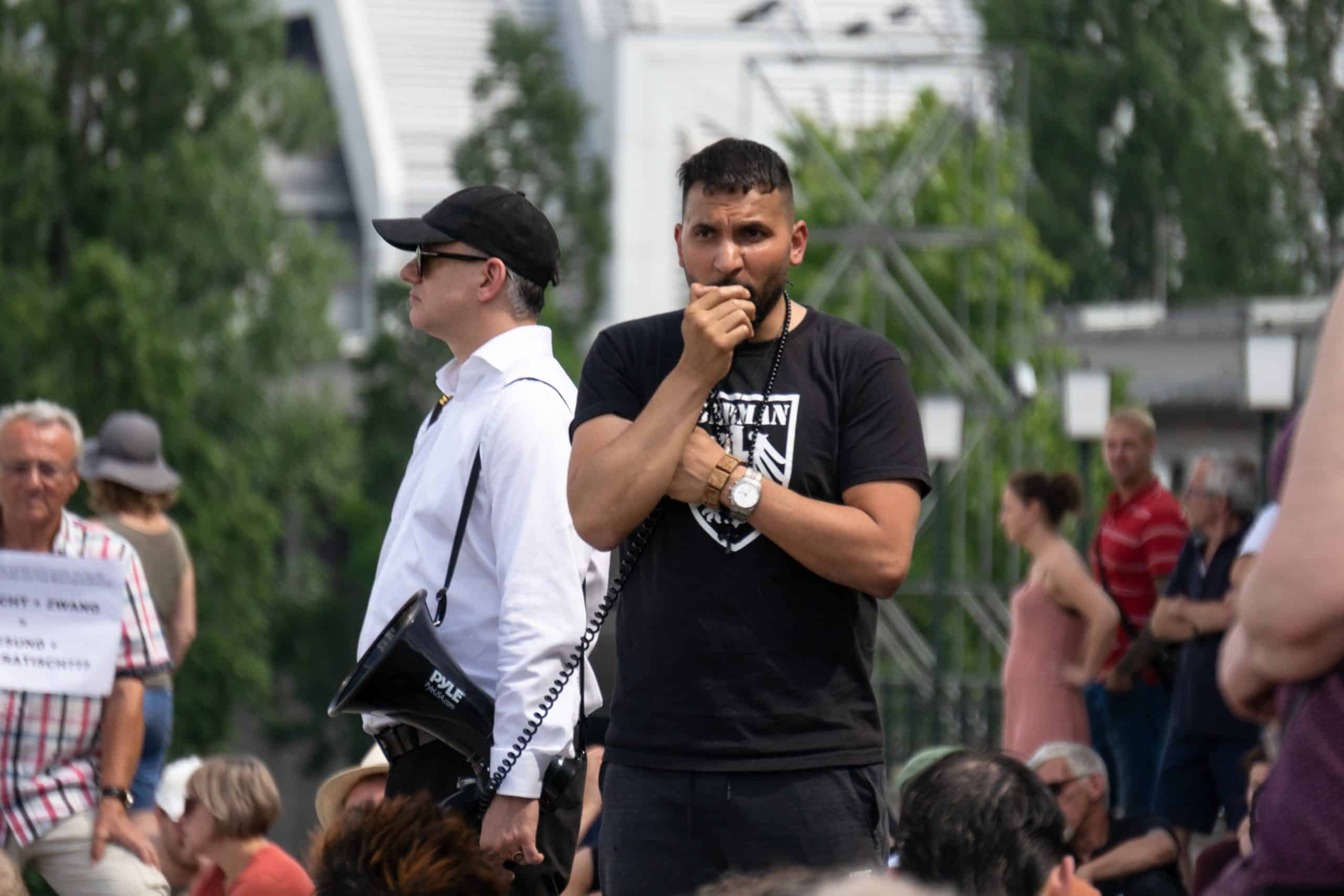 Attila Hildmann bei Demo