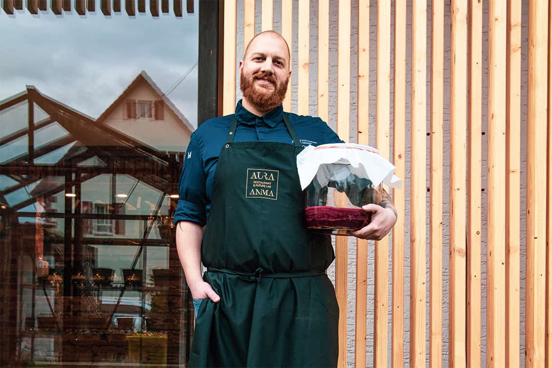 Porträt von Joschi Oswald, Food Scout und Mitgestalter des Anima Lab in Wirsberg