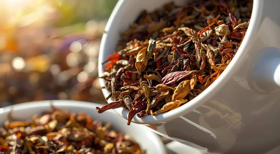 Getrocknete Teeblätter können zum teuren Getränk werden, wenn man sie richtig vermarktet