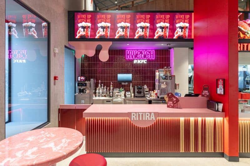 Der KwENCH-Bereich in Roms neuem KFC | Foto: KFC
