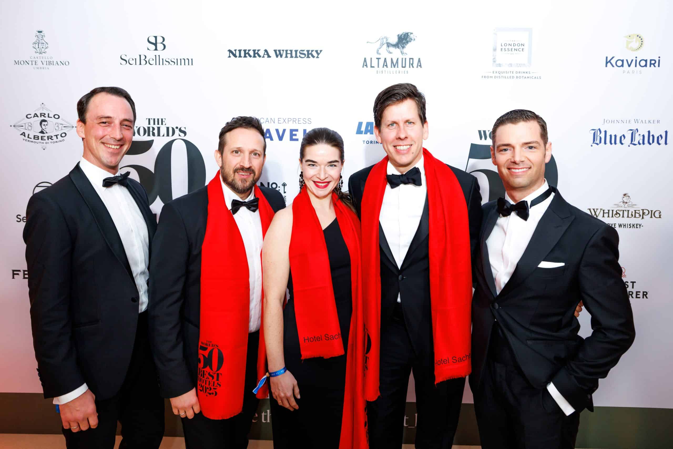 Hotel Sacher Wien ist bei der Verleihung vor Ort