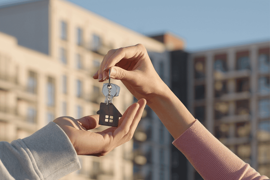 Wohnungsübergabe mit Schlüssel